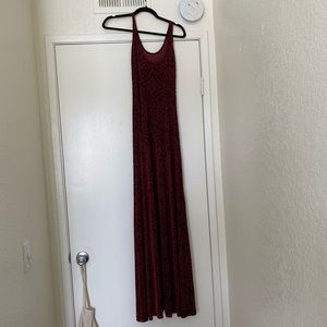 Black milk burned velvet  maxi dress
